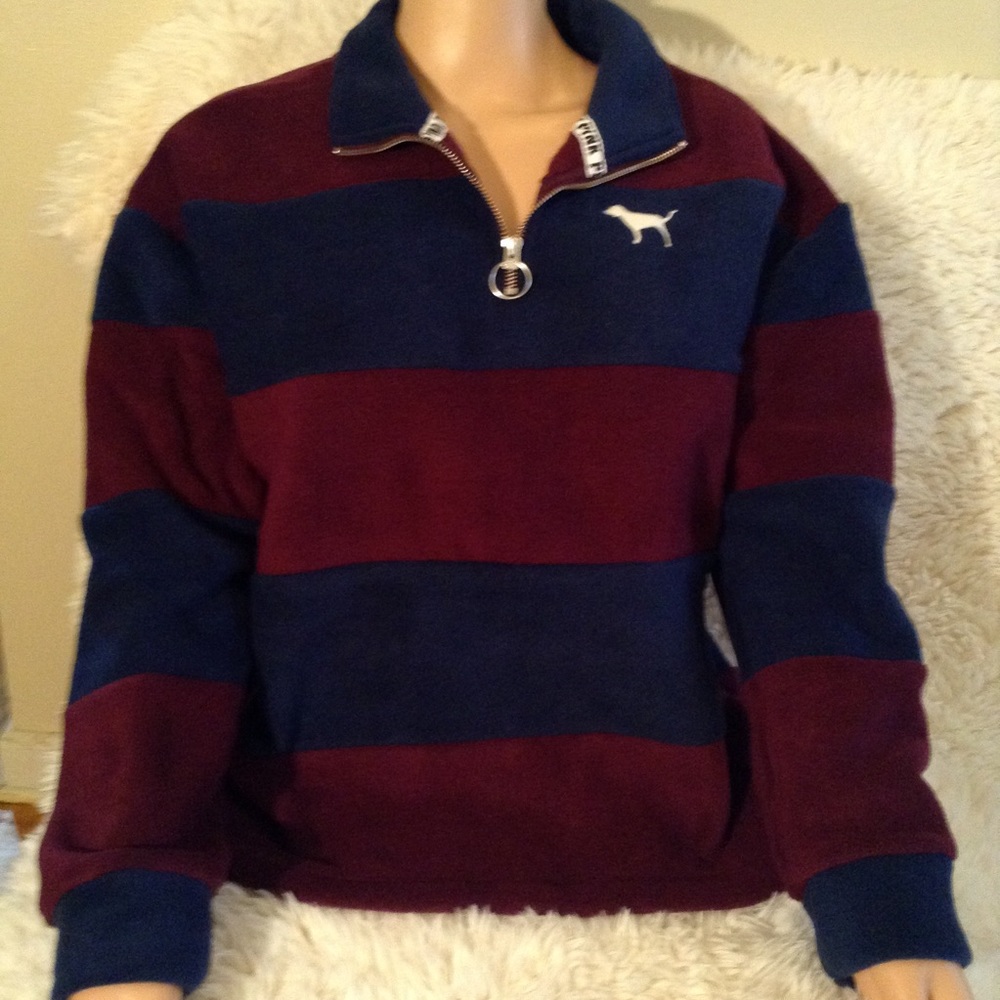 Pink Victoria Secret  Fleece Pullover - Picture 2 of 4